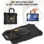 F�r Samsung Galaxy Tab A11 Hybrid H�lle Halter & Schultergurt Schwarz