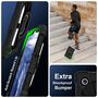 F�r Samsung Galaxy Tab A11 Hybrid H�lle Halter & Schultergurt Schwarz