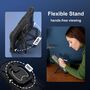 F�r Samsung Galaxy Tab A11 Hybrid H�lle Halter & Schultergurt Schwarz
