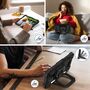 F�r Samsung Galaxy Tab A11 Hybrid H�lle Halter & Schultergurt Schwarz