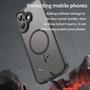 F�r Apple iPhone 17 ShadowGuard TPU PC Frosted MagSafe H�lle Schwarz