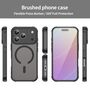 F�r Apple iPhone 17 Pro ShadowGuard TPU Frosted MagSafe H�lle Schwarz
