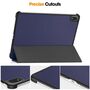 F�r OnePlus Pad 2 Pro / Pad 3 3folt Wake UP Smart Tasche H�lle D- Blau