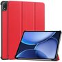 Fr OnePlus Pad 2 Pro / Pad 3 3folt Wake UP Smart Tasche Hlle Rot