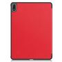 Fr OnePlus Pad 2 Pro / Pad 3 3folt Wake UP Smart Tasche Hlle Rot