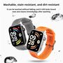 F�r Xiaomi Redmi Watch 6 Mesh Solid Color Silikon Armband Schwarz