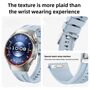 F�r Huawei Watch GT 6 Pro Silikon Armband Seamless Connection Schwarz