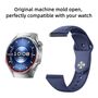 F�r Huawei Watch GT 6 Pro Silikon Armband mit Reverse Buckle Schwarz