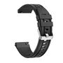 F�r Huawei Watch GT 6 Pro Silikon Armband Seamless Dual Groove Schwarz