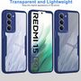 F�r Xiaomi Redmi 15 5G / 4G Full Body 360 Acryl Hybrid TPU H�lle Blau