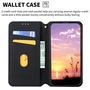 F�r Xiaomi Poco F7 Pro / F7 Ultra Flip Kunstleder Wallet H�lle Schwarz