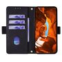 F�r Xiaomi Redmi 15C 5G / 4G Crossbody Kunstleder Wallet H�lle Schwarz