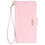 F�r Xiaomi Redmi 15C 5G / 4G Crossbody Kunstleder Wallet H�lle Rosa