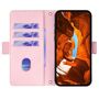 F�r Xiaomi Redmi 15C 5G / 4G Crossbody Kunstleder Wallet H�lle Rosa