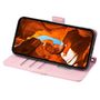 F�r Xiaomi Redmi 15C 5G / 4G Crossbody Kunstleder Wallet H�lle Rosa
