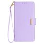 F�r Xiaomi Redmi 15C 5G / 4G Crossbody Kunstleder Wallet H�lle Lila