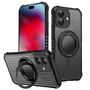 F�r Apple iPhone 17 MagSafe 360 Grad Ring Halter Schutz H�lle Schwarz