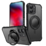 F�r Xiaomi Redmi 15C 5G / 4G MagSafe Ring Halter Schutz H�lle Schwarz