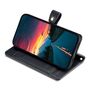 F�r Xiaomi Redmi 15C 5G / 4G Crossbody Kunstleder Wallet H�lle Schwarz
