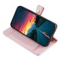 F�r Xiaomi Redmi 15C 5G / 4G Crossbody Kunstleder Wallet H�lle Rosa
