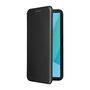 F�r Sony Xperia 10 VII Carbon Faser Textur Flip Schutz H�lle Schwarz