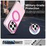 F�r Xiaomi 15T 5G Candy Design Magsafe Hybrid TPU Schutzh�lle Pink
