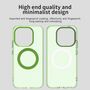 F�r Xiaomi 15T 5G Candy Design Magsafe Hybrid TPU Schutzh�lle Gr�n