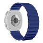 F�r Samsung Galaxy Watch 8 / 8 Classic Magnet Silikon Armband Blau