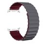 F�r Samsung Galaxy Watch 8 / 8 Classic Magnet Silikon Armband Grau
