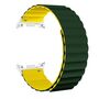 F�r Samsung Galaxy Watch 8 / 8 Classic Magnet Silikon Armband Gr�n