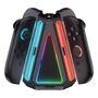 F�r Nintendo Switch 2 Joy-Con 4-in-1 Dreieck-Ladestation RGB Schwarz