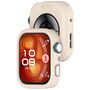 F�r Huawei Watch Fit 4 Pro Soft Silikon Schutz H�lle Geh�use Beige