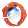F�r Huawei Watch Fit 4 Soft Silikon Schutz H�lle Geh�use Orange