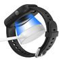 F�r Huawei Watch Fit 4 Soft Silikon Schutz H�lle Geh�use Schwarz