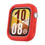 F�r Huawei Watch Fit 4 Soft Silikon Schutz H�lle Geh�use Rot