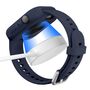 F�r Huawei Watch Fit 4 Soft Silikon Schutz H�lle Geh�use Dunkelblau
