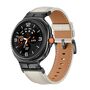 F�r Samsung Galaxy Watch 8 / 8 Classic Leder Armband Metall Connector