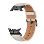 F�r Samsung Galaxy Watch 8 / 8 Classic Leder Armband Metall Connector