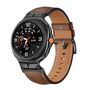 F�r Samsung Galaxy Watch 8 / 8 Classic Leder Armband Metall Connector