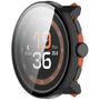 F�r Suunto Run Kunststoff Design Schutzh�lle + 9H Hart Glas Schwarz