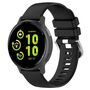 F�r Garmin Venu 4 41mm Liquid Glossy Silikon Armband Schwarz