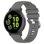 F�r Garmin Venu 4 41mm Liquid Glossy Silikon Watch Armband Dunkelgrau