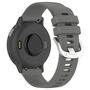 Silikon Armband f�r Garmin Venu 4 41mm Liquid Glossy Design mit Silber Schnalle