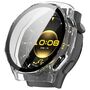 F�r Huawei Watch GT 6 Pro Kunststoff H�lle + 9H Hart Glas Transparent