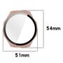 F�r Huawei Watch GT 6 Pro Kunststoff H�lle + 9H Hart Glas Transparent