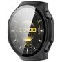 F�r Huawei Watch GT 6 Pro Kunststoff H�lle + 9H Hart Glas Schwarz