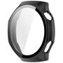 F�r Huawei Watch GT 6 Pro Kunststoff H�lle + 9H Hart Glas Schwarz