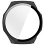 F�r Huawei Watch GT 6 Pro Kunststoff H�lle + 9H Glas Frosted Schwarz