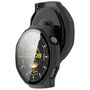 F�r Huawei Watch GT 6 Pro Kunststoff H�lle + 9H Glas Frosted Schwarz