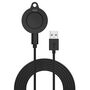 F�r Garmin Venu X1 Magnet USB Lade Datenkabel 1m Rundbasis Schwarz